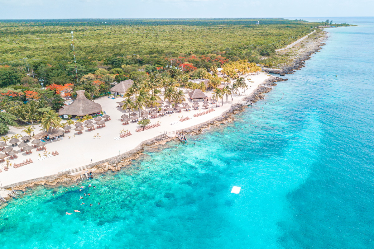 Alrededor de nueve mil turistas arribaron a Cozumel a bordo de siete cruceros.