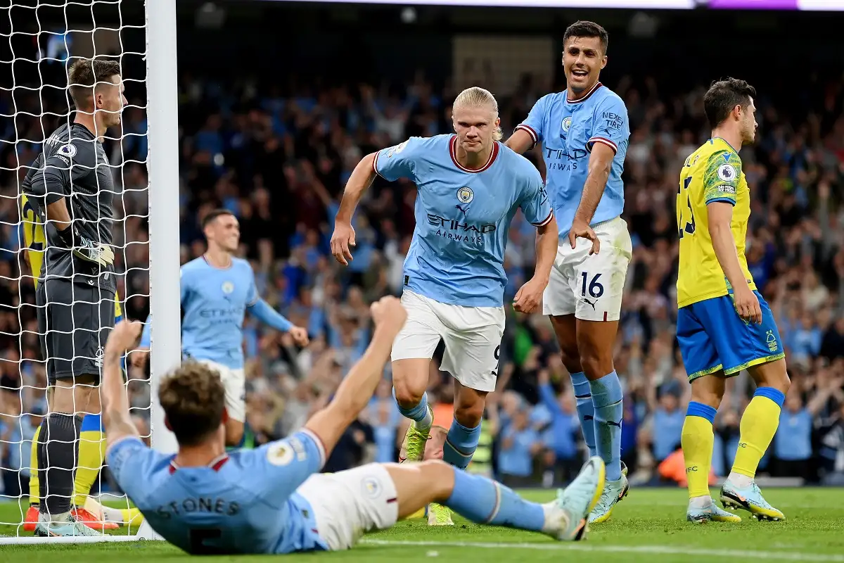 Eriling Haaland rompe récord de goles en la Premier League.