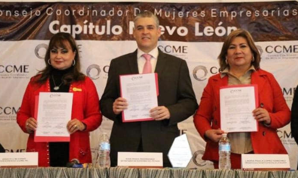 CCME y la Secretaría de Economía de Nuevo León firmaron convenio para impulsar a mujeres emprendedoras