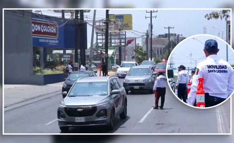 Operativo en Santa Catarina busca reducir la contaminación vehicular