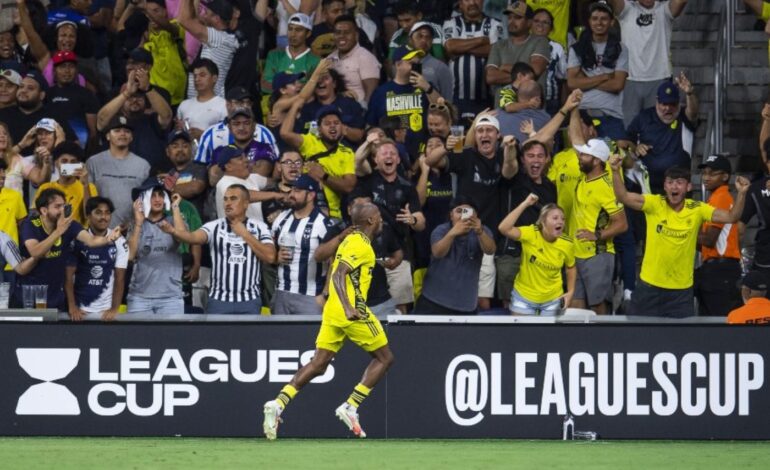 Monterrey queda eliminado de la Leagues Cup tras perder 2-0 contra Nashville