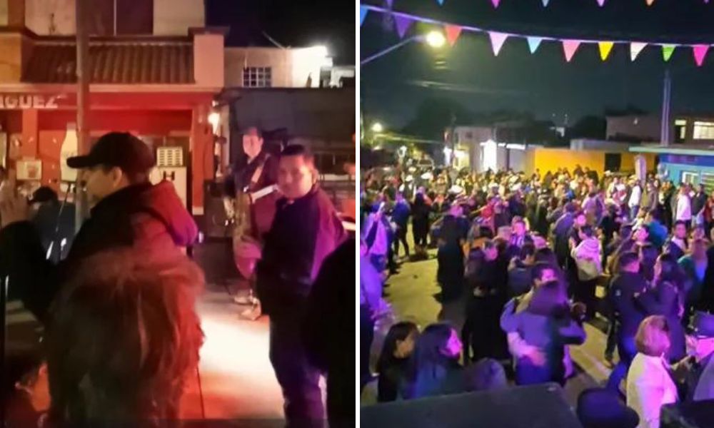 Colonos de Ciudad Victoria celebran Año Nuevo con un espectacular baile comunitario