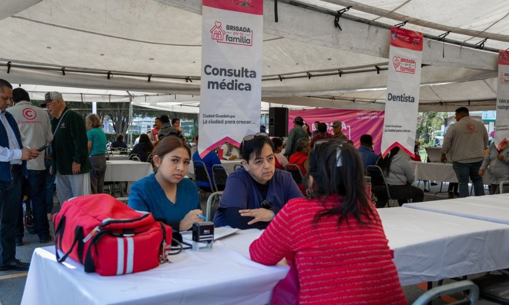 “Brigadas por la Familia” llevan servicios médicos a diversos sectores de Guadalupe