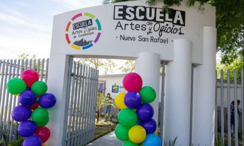 Guadalupe inaugura tercera unidad de la Escuela de Artes y Oficios en Nuevo San Rafael