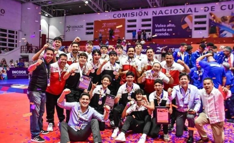 México gana plata en Copa Panamericana Varonil Sub-17 de Voleibol