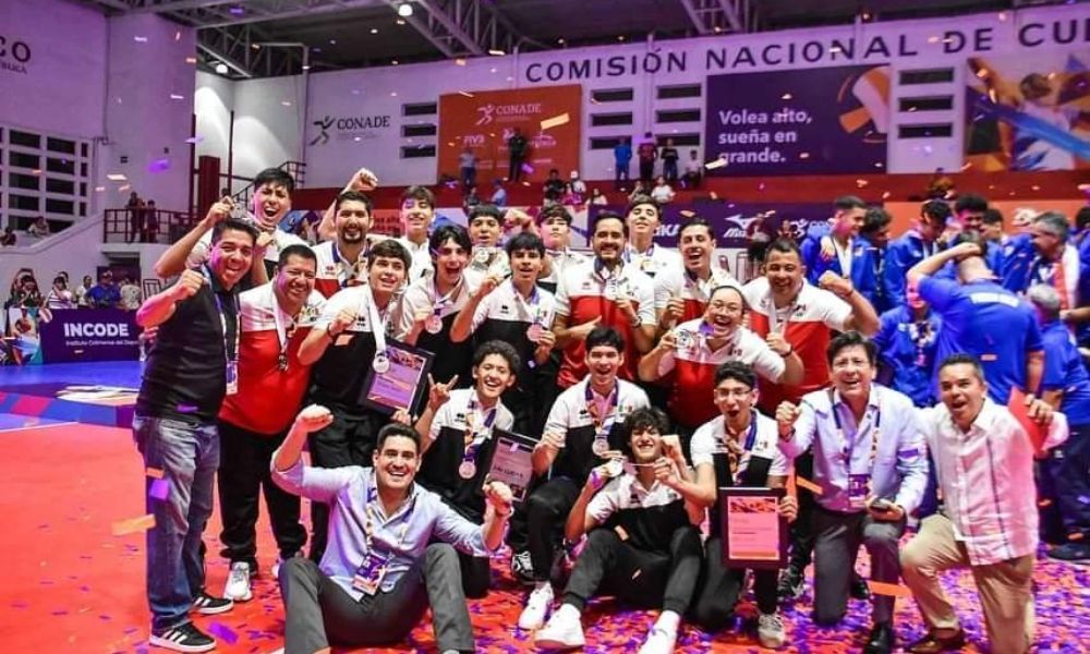 México gana plata en Copa Panamericana Varonil Sub-17 de Voleibol