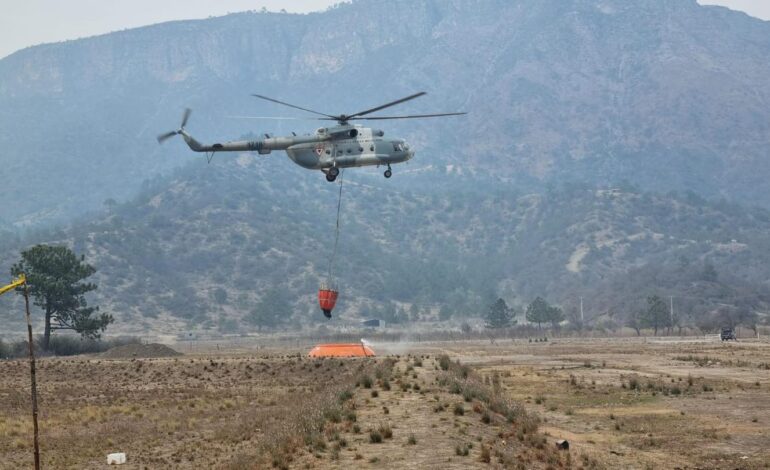 Capacitan a brigadistas de Santiago en combate de incendios forestales ante condiciones extremas